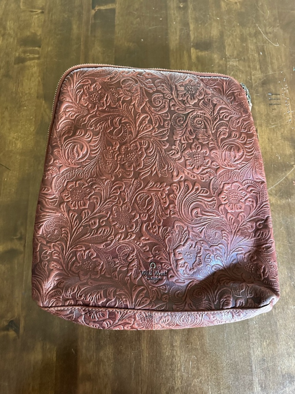 Wild West Los Angeles Leather Backpack Purse Floral Southwestern Boho Travel